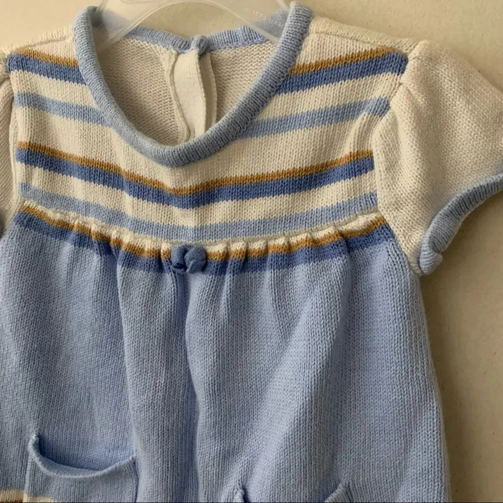 Gymboree Toddler Girl Striped Cap Sleeve Sweater Dress